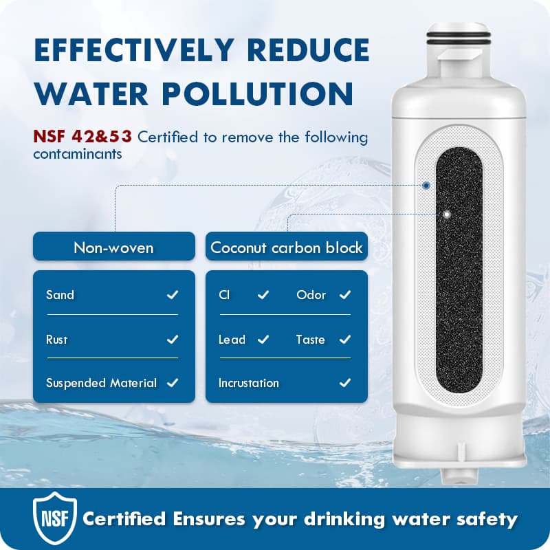 Certified Refrigerator Water Filter